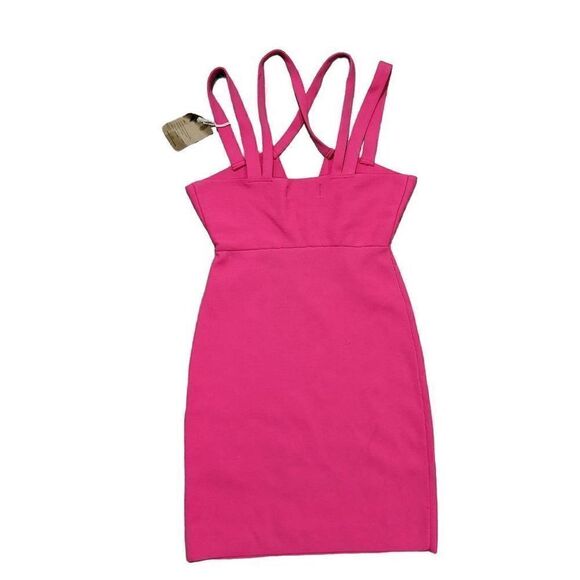 NBD x Naven Twins Choose Me Bodycon Dress in Berry - Picture 2 of 7